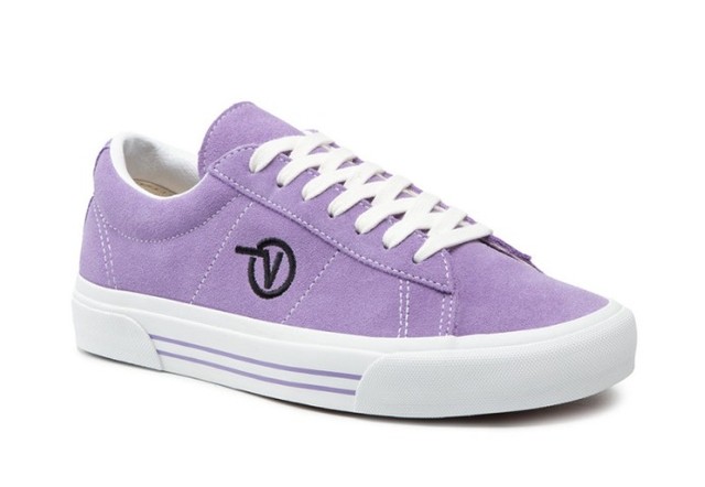 Tênis Vans Sid Suede Chalk Violet True White Unissex.