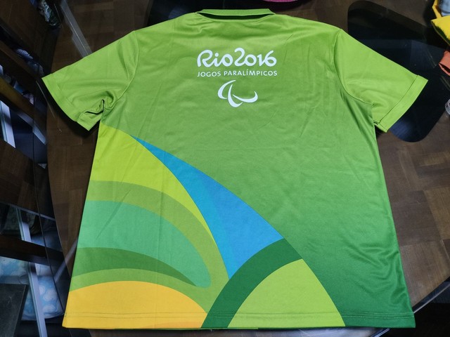 Camisa olimpíada/ paralimpiada Brasil 2016 - Foto 2