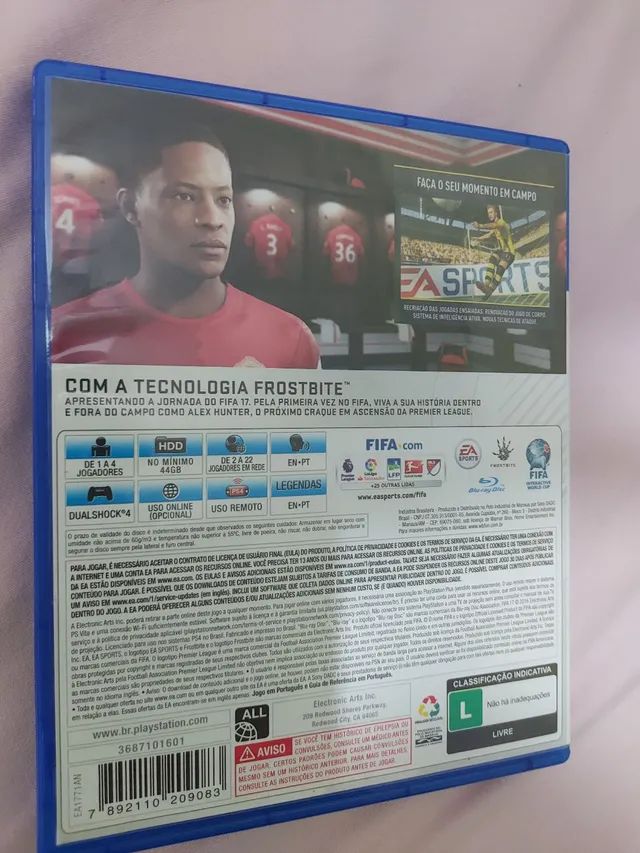 Fifa 17 ( FIFA 2017 ) - Jogo PS4 Midia Fisica