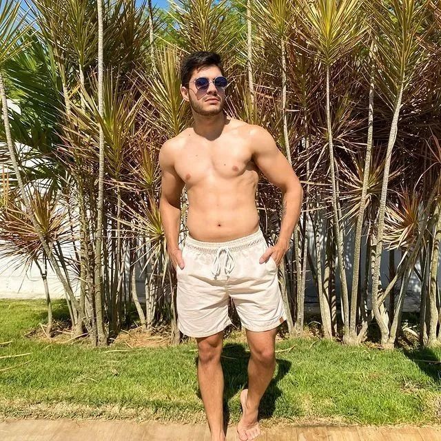Bermuda masculina de linho para praia  - Foto 3