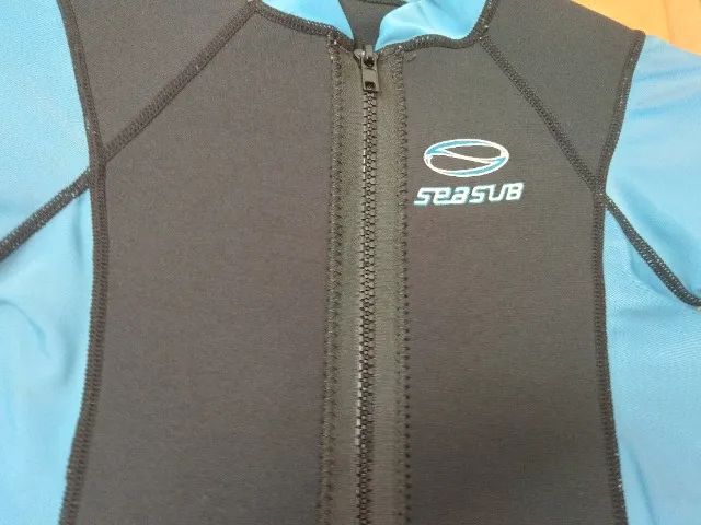 Short John Infantil Seasub Tam Gg Neoprene/lycra Ver Medidas - Foto 3