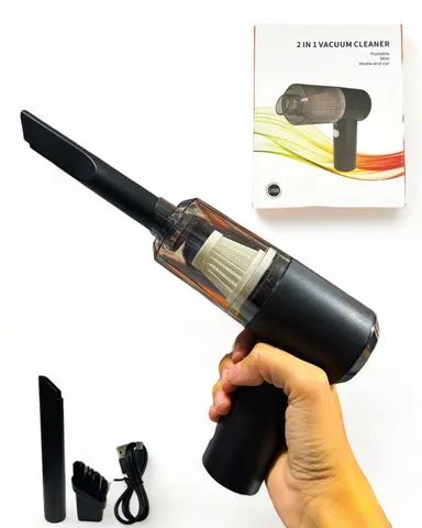Mini Aspirador Portátil 2 em 1