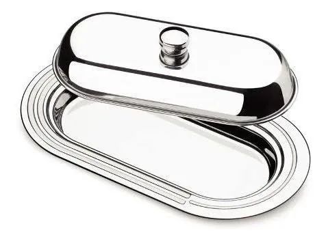 Manteigueira de inox Tramontina