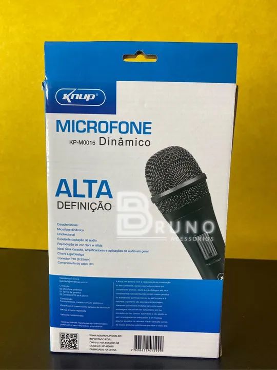 Microfone duplo com fio  - Foto 3