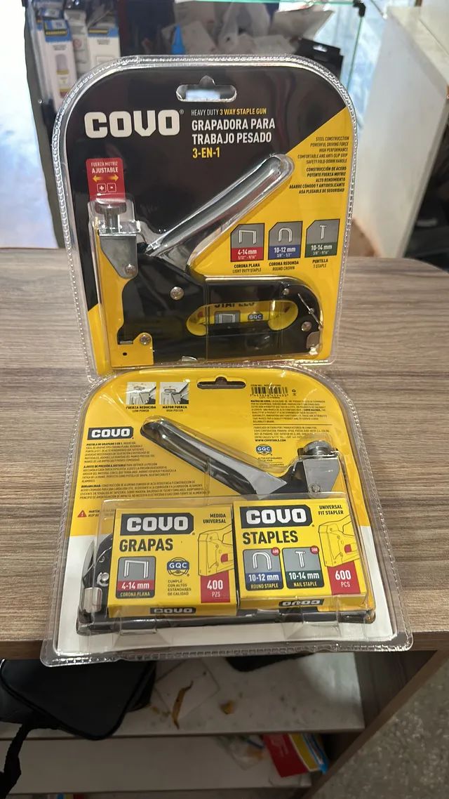 Kit Grampeador profissional 3 em 1 com mil grampos - Foto 3