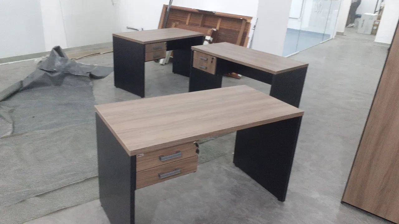 Mesas de escritório novas e montadas !!!!!!!!!!!!!!!!!!!!!!!! - Foto 4