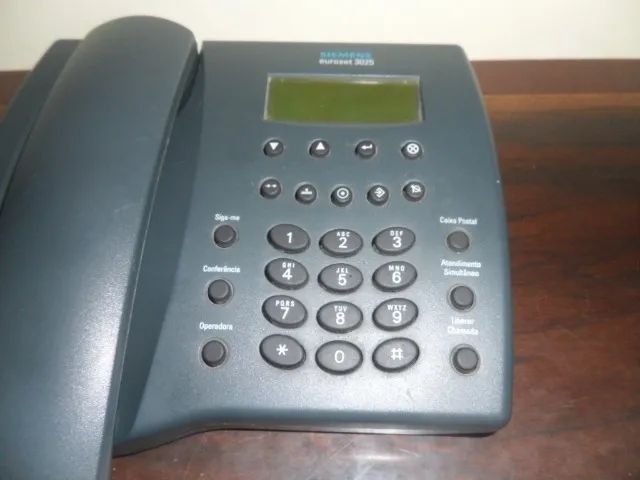 Telefone Siemens Euroset 3025 Semi Novo Com Agenda Telefonica 50 - Foto 3