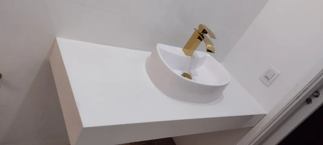 cuba de porcelanato para banheiro