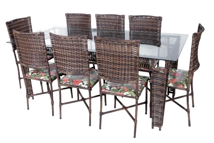 Mesa de Junco de 8 Lugares - Até 10x sem juros