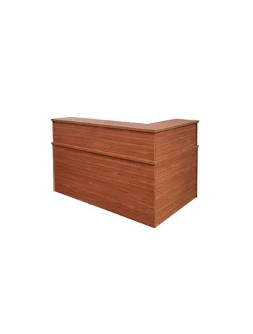 balcão l simples amadeirado freijó 150/90