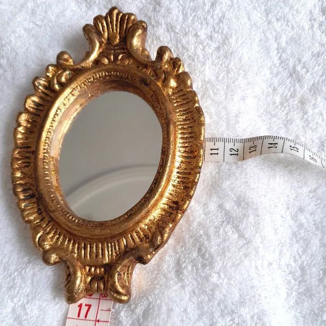 Espelhos Decorativos moldura gesso e folha de ouro - Foto 6