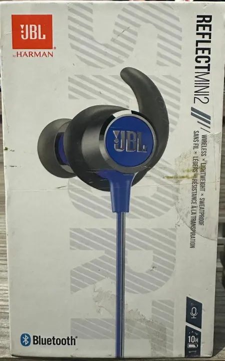 Fone de Ouvido Bluetooth JBL Esportivo Reflect Mini 2, Azul - Foto 6
