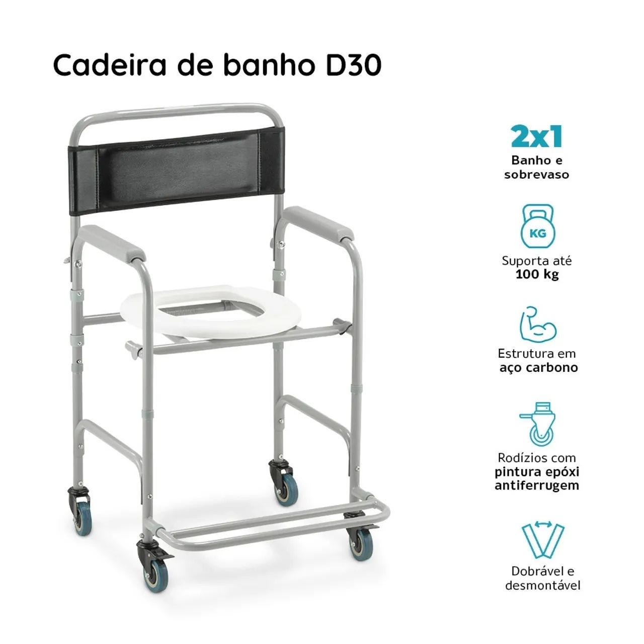 Cadeira de banho  - Foto 5