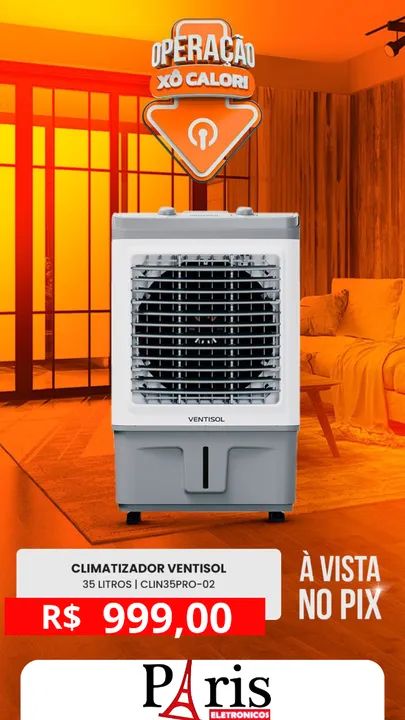 CLIMATIZADOR VENTISOL 35LT