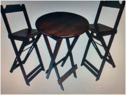 Cjtos de Mesa Dobrável Fábricacão Própria  - Foto 3