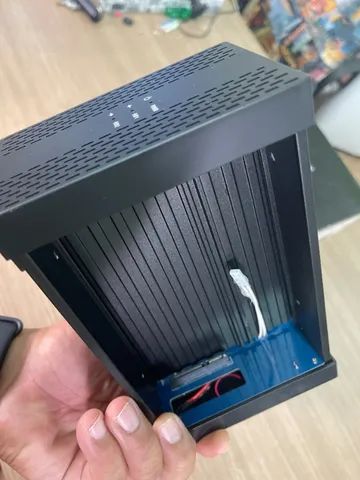 Case Gaveta Usb-c 3.1 Para 2 Hds 3.5 Externo Raid 0 Raid 1 - Foto 5