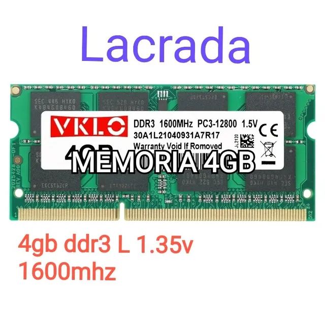 Memoria ram 4gb ddr3L ( novo )