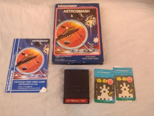 Astrosmash Cartucho Original + Caixa E Manual Com Desgastes