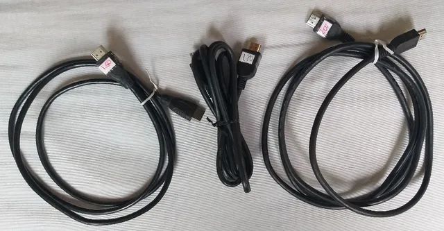 Cabos HDMI macho para HDMI macho, novos, funcionando, 1,50, 1,80, 2,00 mts, 