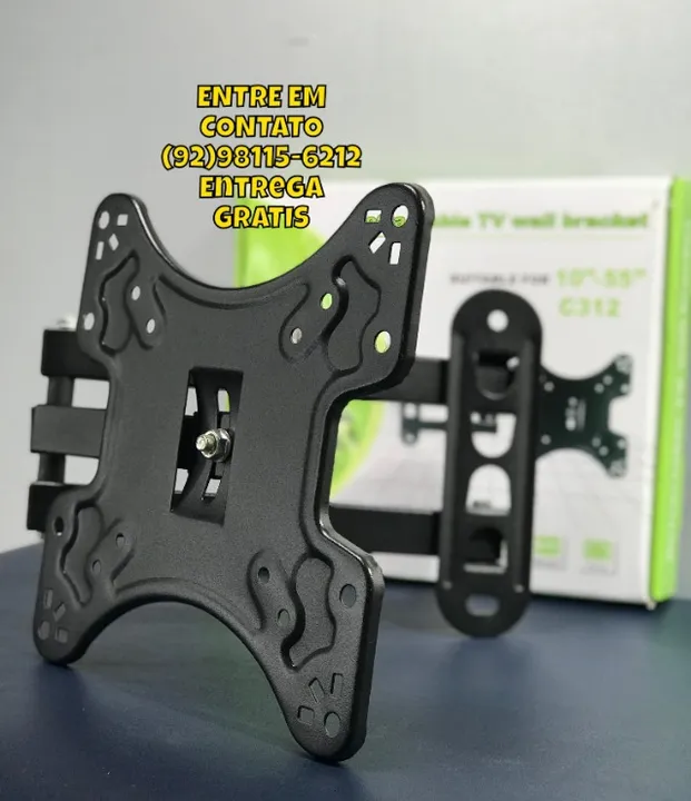 Suporte Articulado Retrátil Para Tv 10''-55'' Polegadas- Entregas 9h as 22h