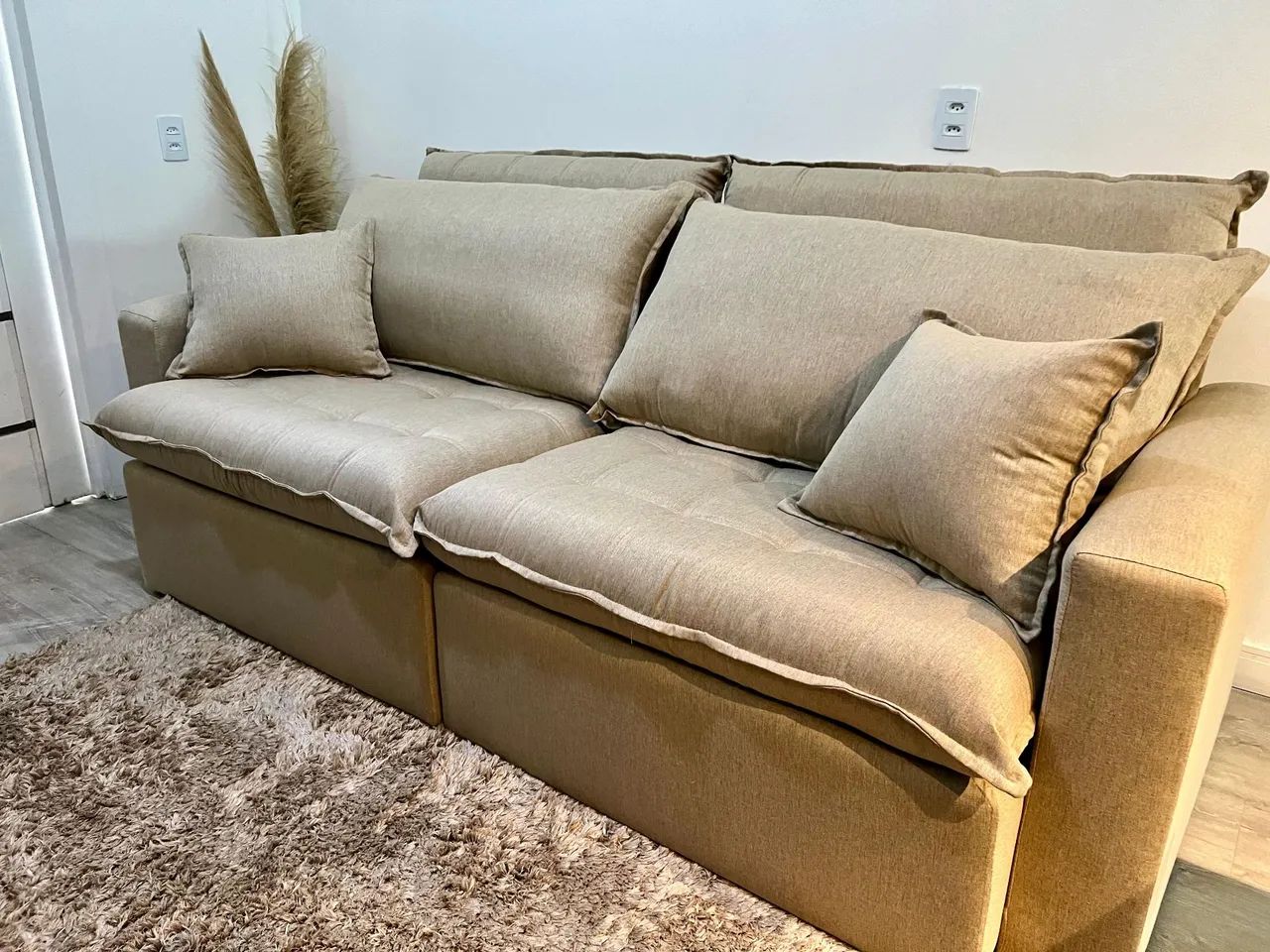 Sofá novo sem caixa ideal para quem mora em apartamento  - Foto 2