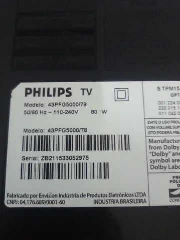 TV Philips 43 polegadas R$130 - Foto 3
