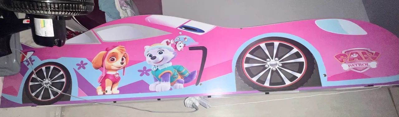 Cama Solteiro Infantil Rosa - Foto 4