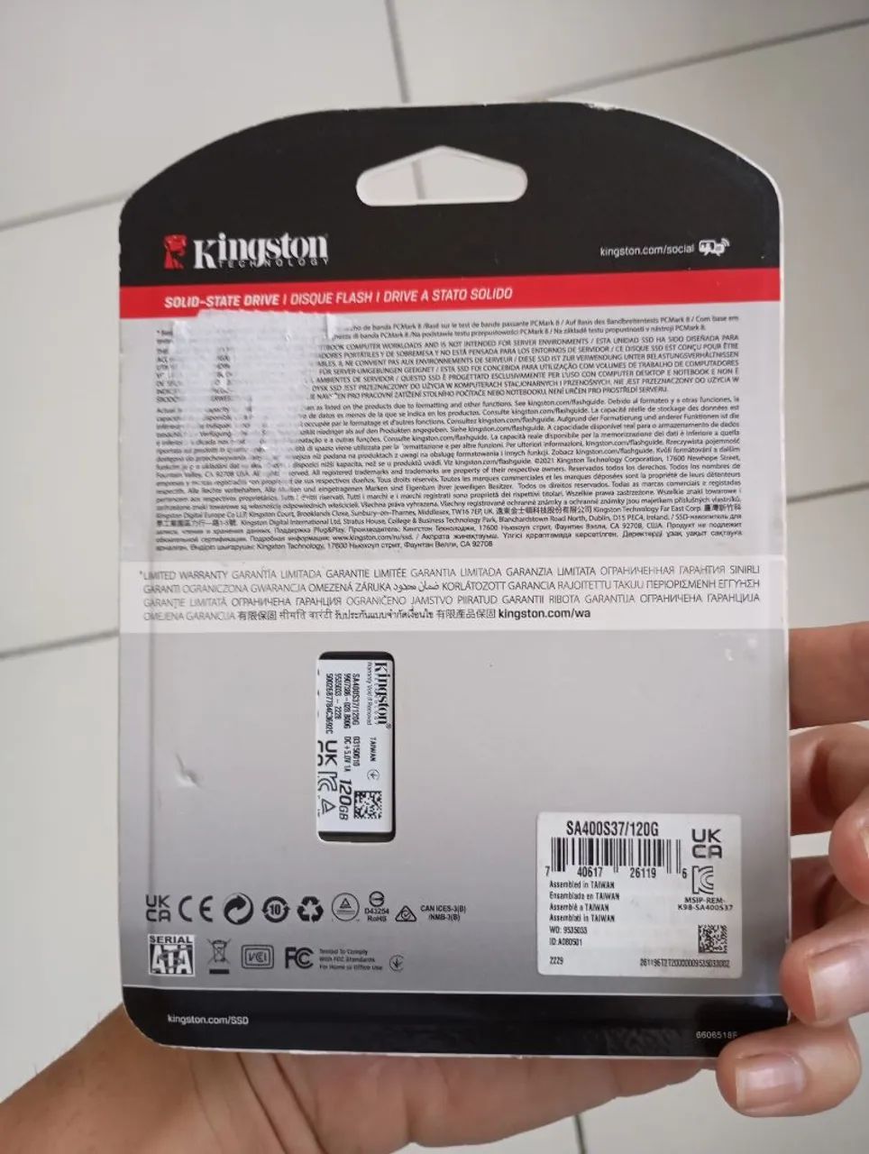 SSD Kingston A400 120GB - Novo e Rápido! - Foto 2