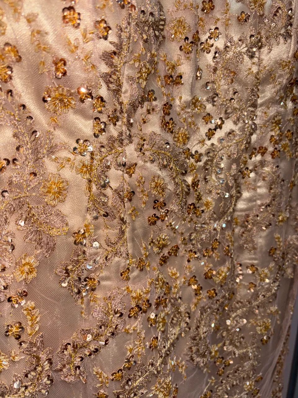 VESTIDO DE FESTA NUDE RENDA - Foto 2