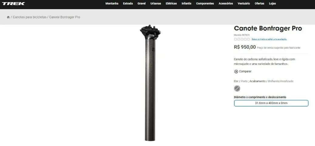 Canote Bontrager Pro Carbono