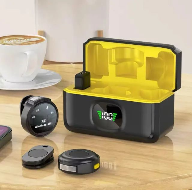 ? Xiaomi Microfone de Lapela J6 Sem Fio - Sua Gravação Profissional ao Alcance das Mãos!  - Foto 5