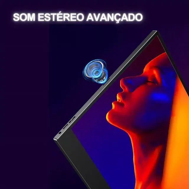 Monitor Portátil Uperfect 15,6 Polegadas  Ips Audio Estéreo Ultra Fino Full Hd - Foto 5