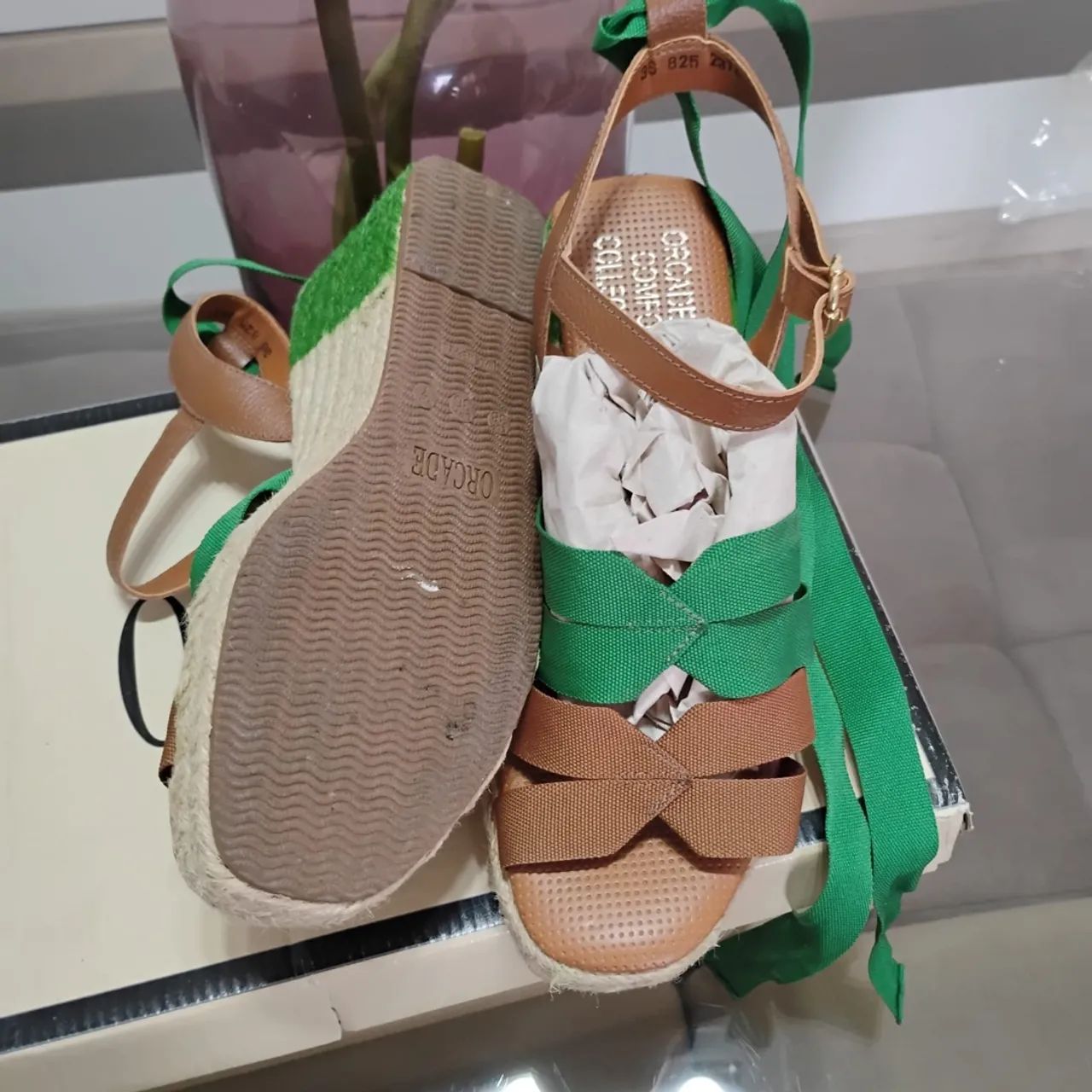 sandália Orcade linha conforto n.36 nova - Foto 6