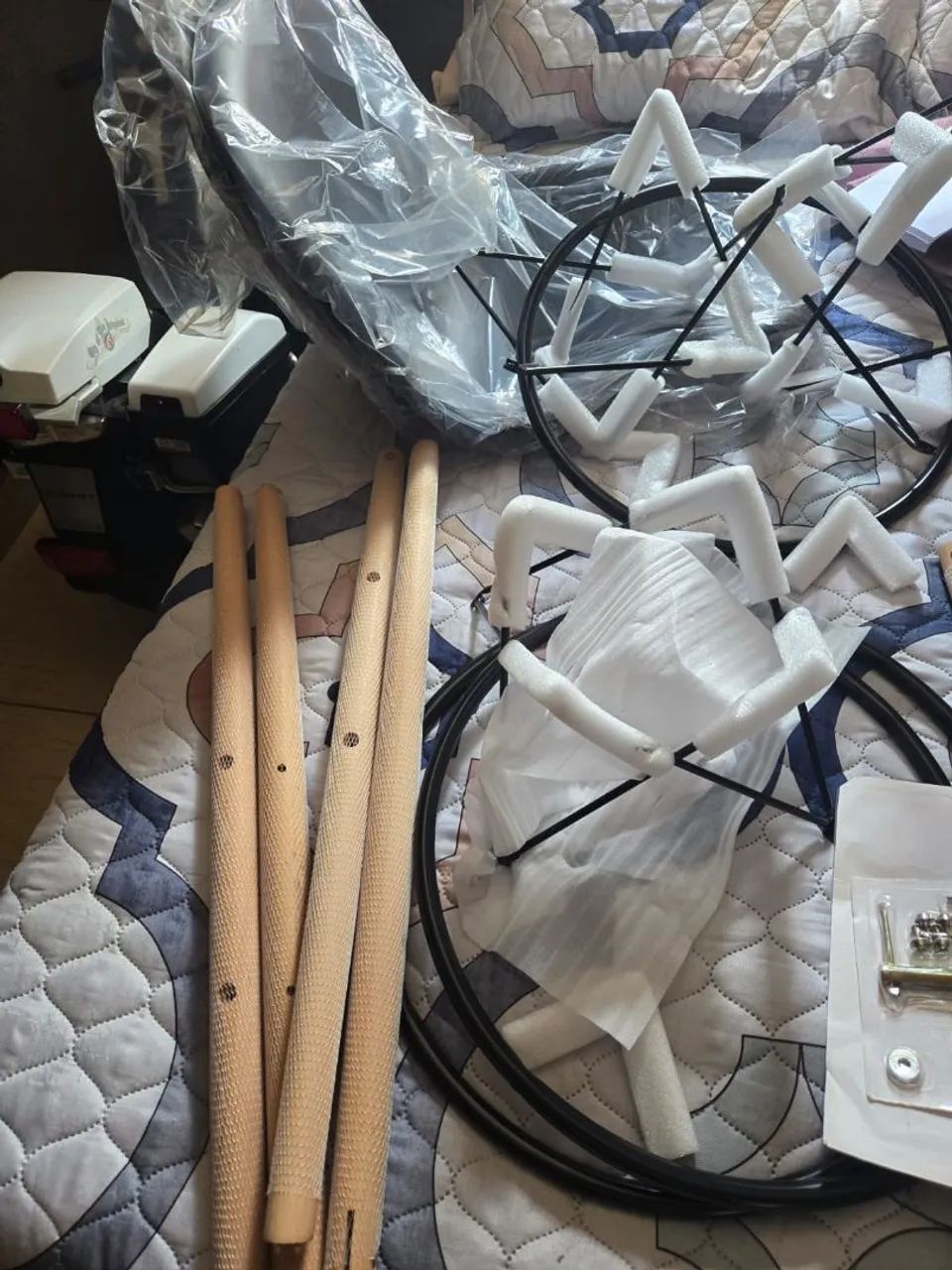 1 Banqueta bistrô alta Gardem life 70cm - Preta (tenho 4 banquetas novas para vender) - Foto 3