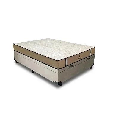 Baú casal Carioca + colchão d33 17 cm 100% Espuma Pasquale Paropas mega promoção  - Foto 2