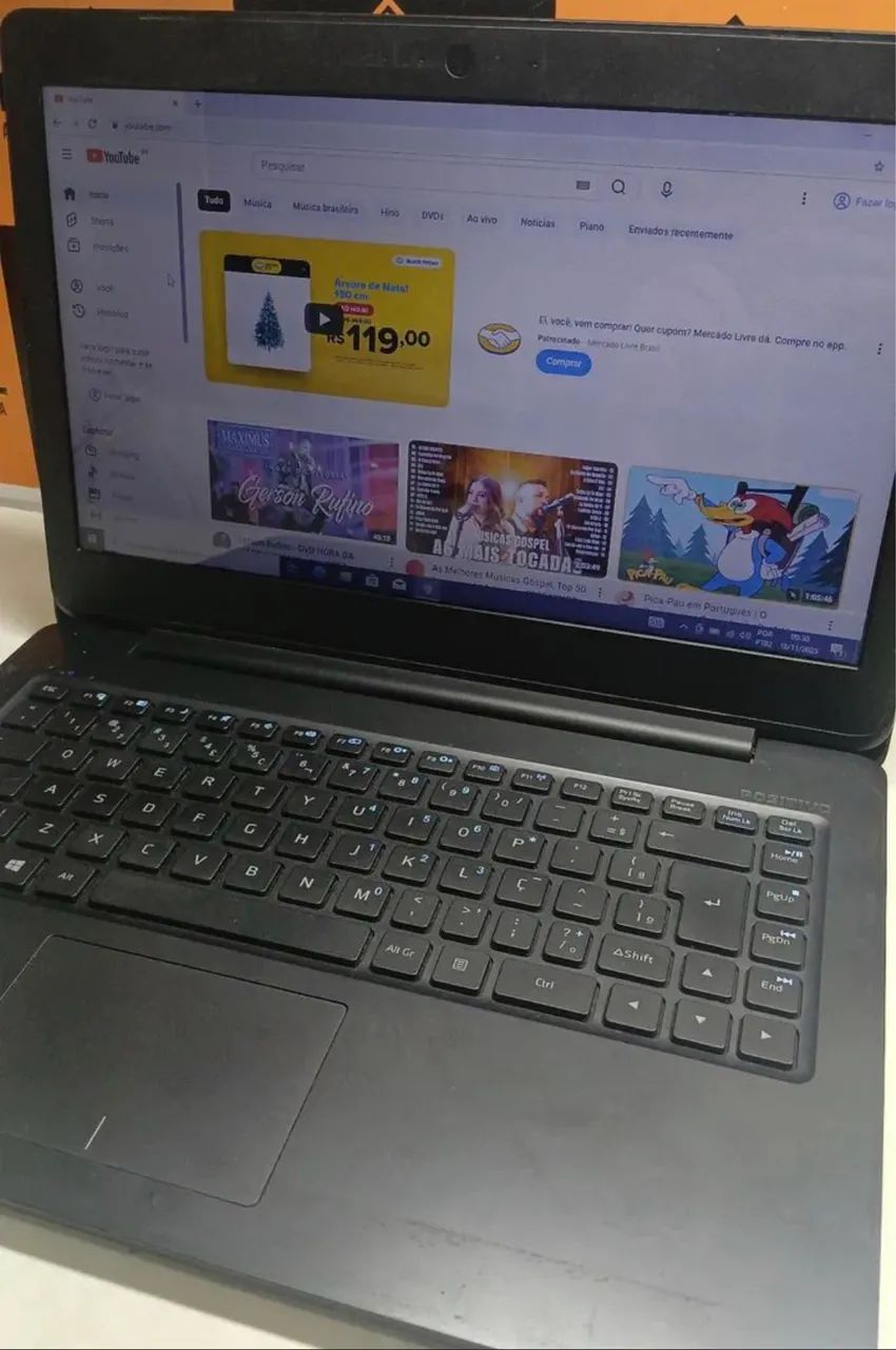 Notebook Intel 4gb memória ssd 128 (todo perfeito)