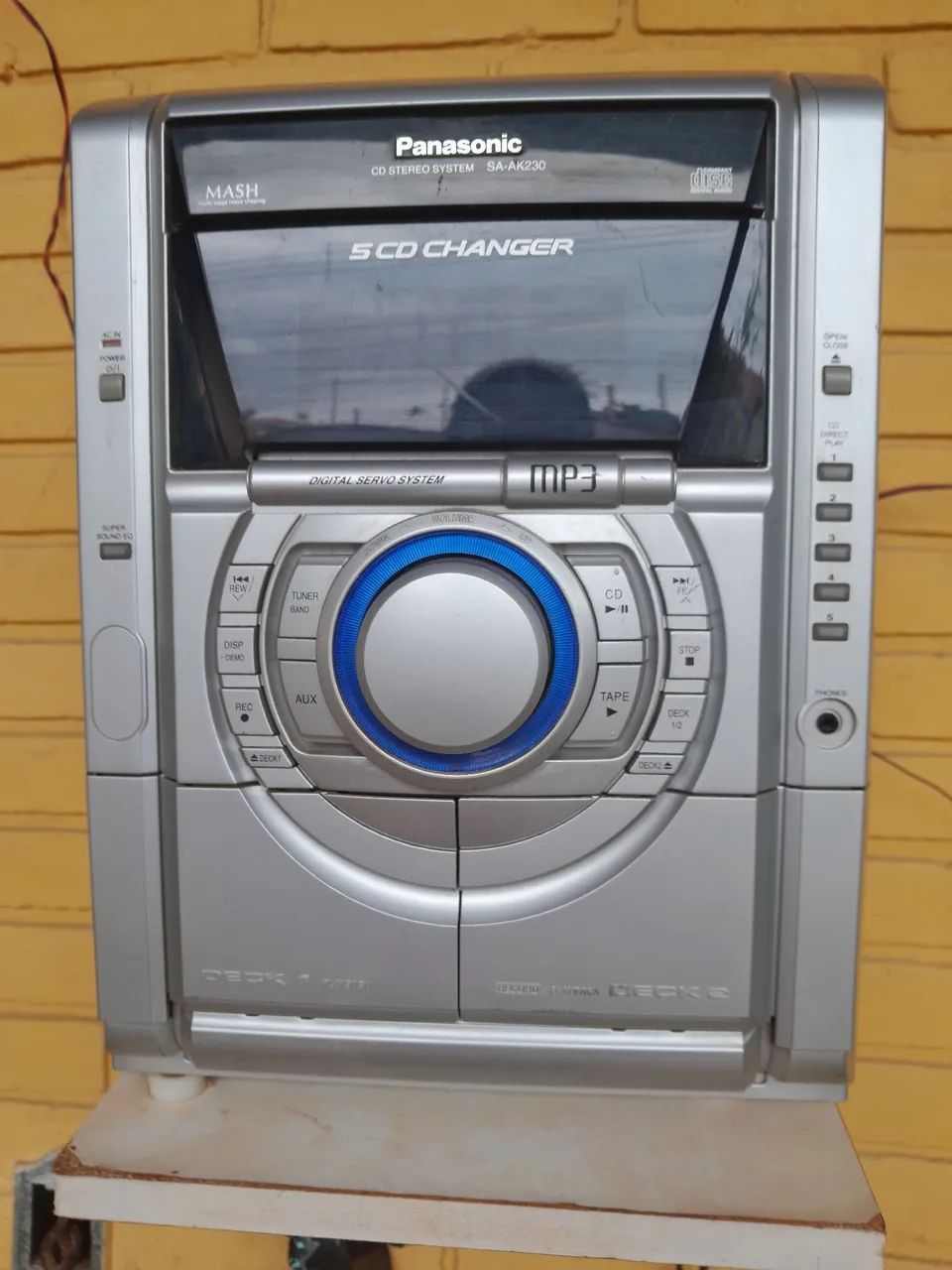 Som Panasonic 5 CD Changer SA-AK230