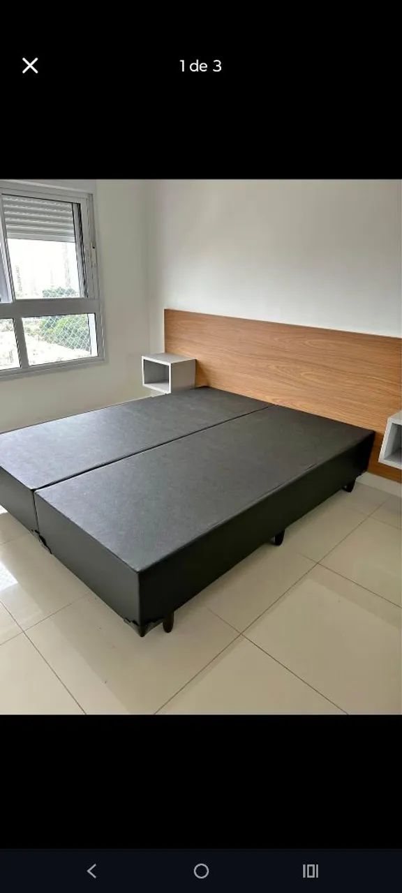 Base Box Queen no Suede R$449,99 Entrega Hoje!!! - Foto 2