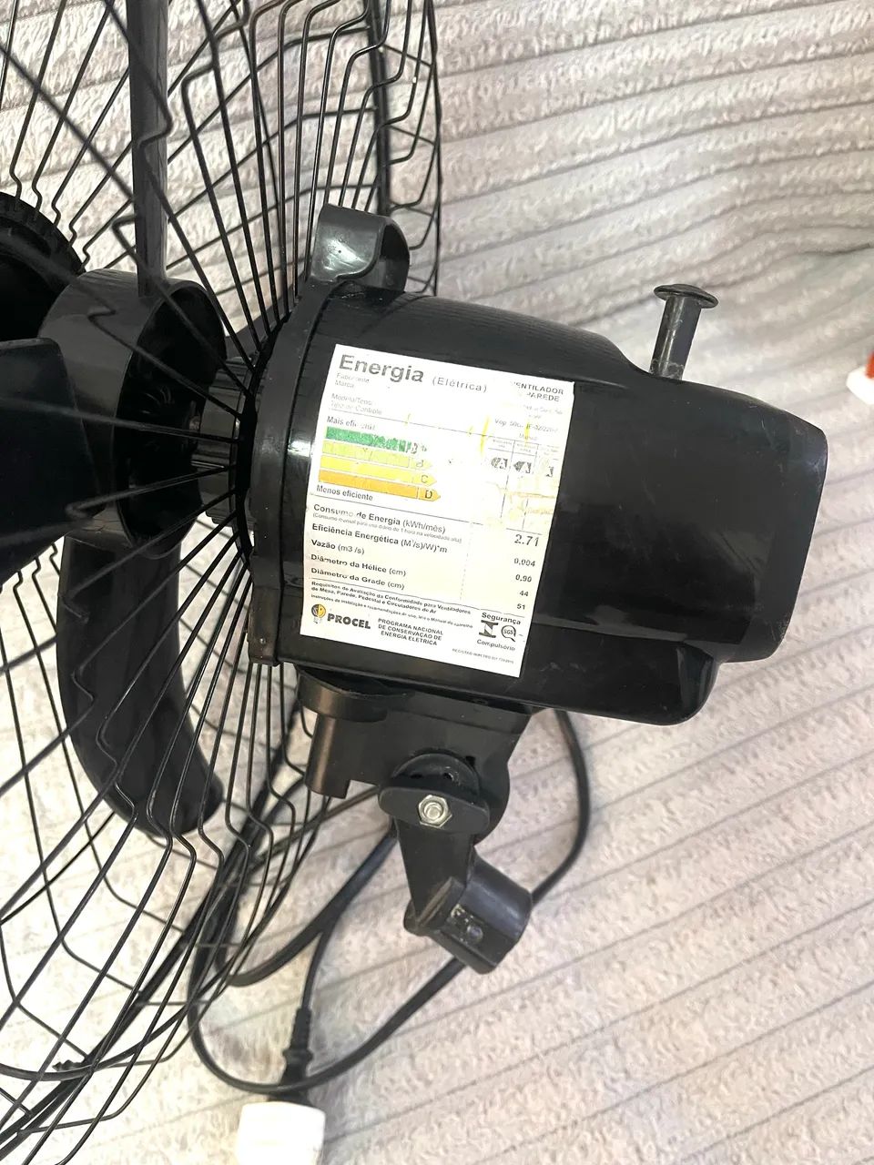 Ventilador de parede 50cm VENTISOL - MUITO FORTE !! - Foto 5