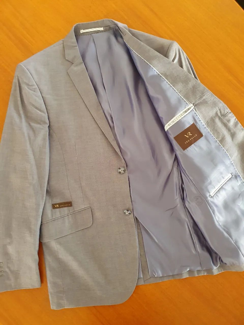 Blazer masc. esporte fino slim VR Collezioni - tam 46
