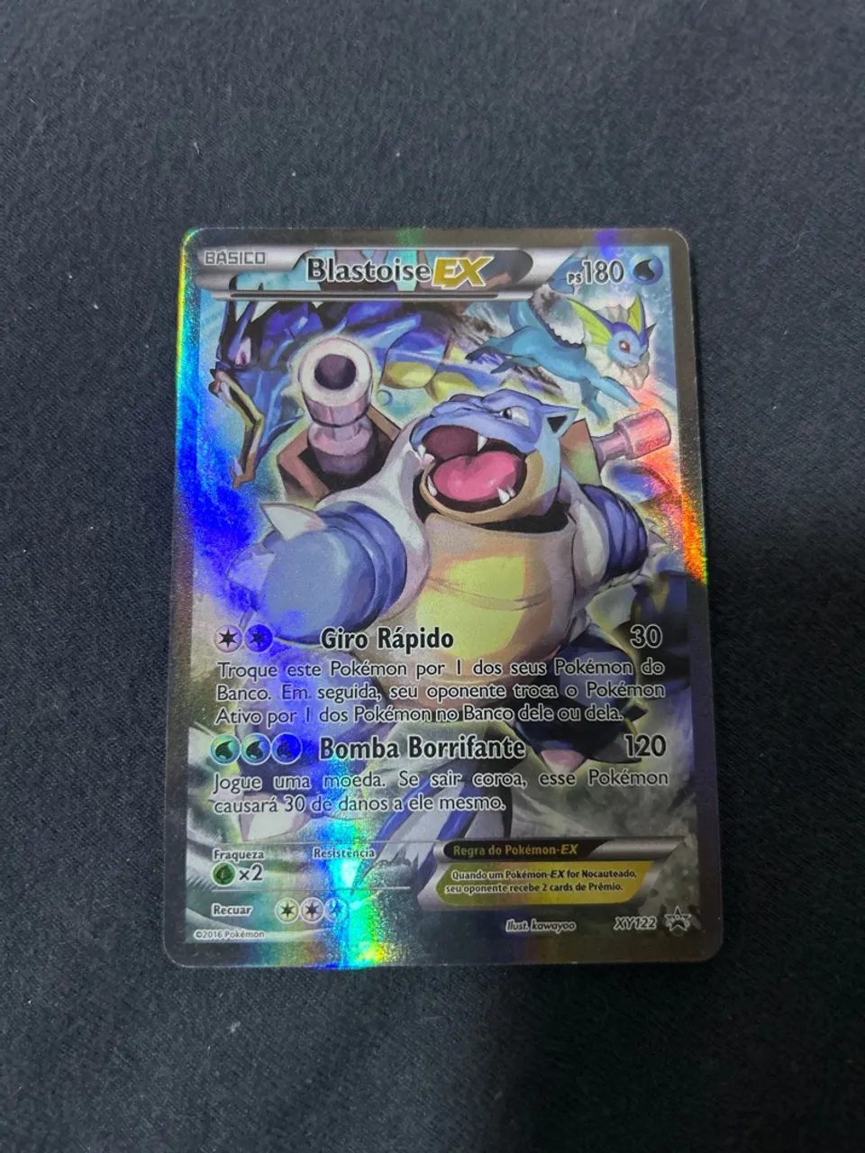 Carta Pokémon Blastoise EX XY122
