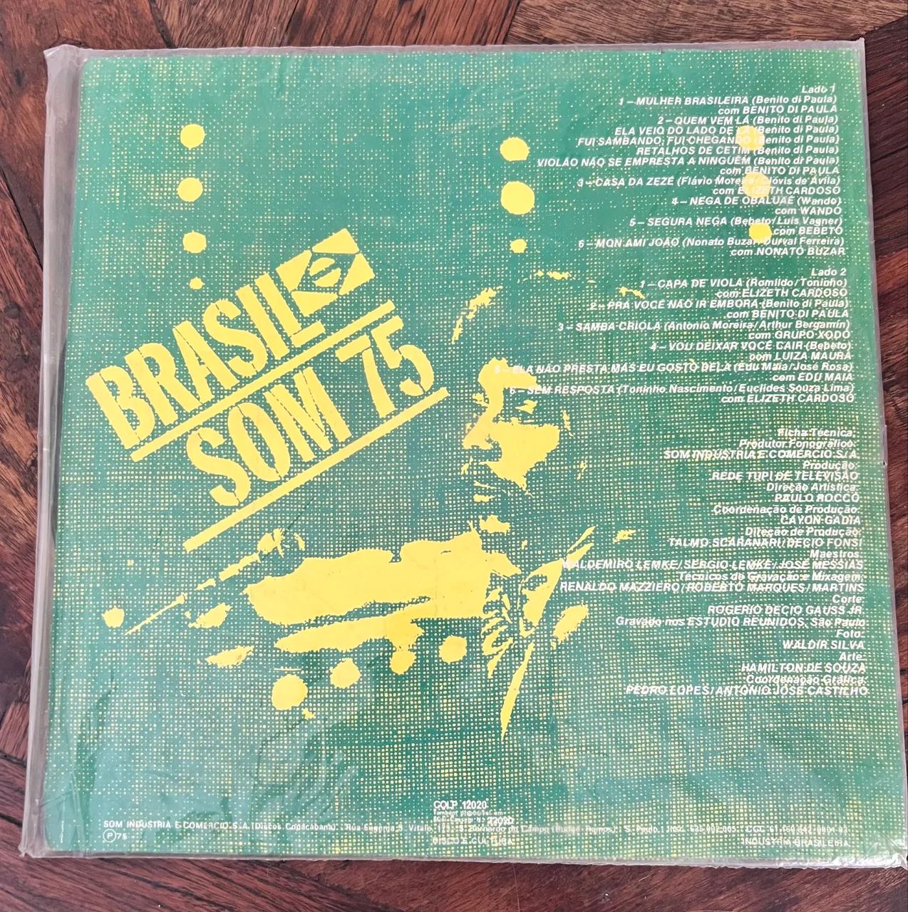 LP Disco Vinil Benito de Paula Brasil som 75