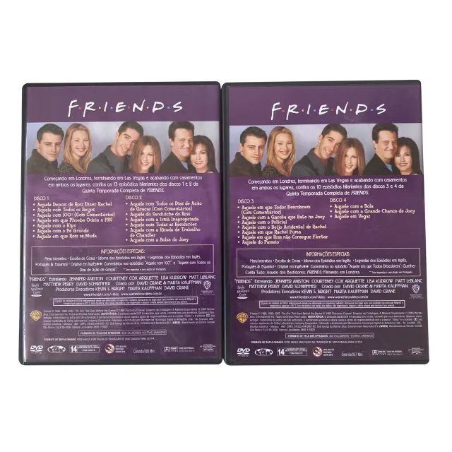 DVD Friends Temporada 5 Completa Original - Físico - 4 DVDs - Foto 3