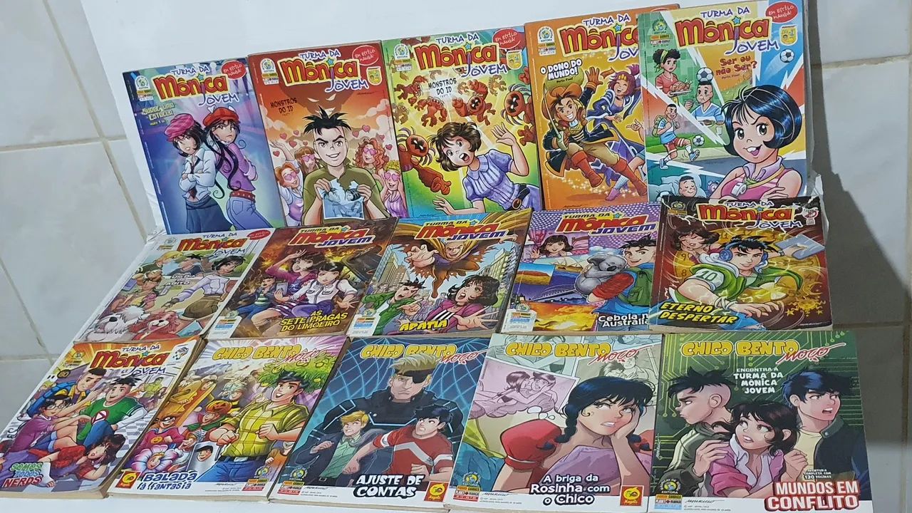 Lote de 19 gibis e 13 almanaques turma da Mônica  - Foto 3