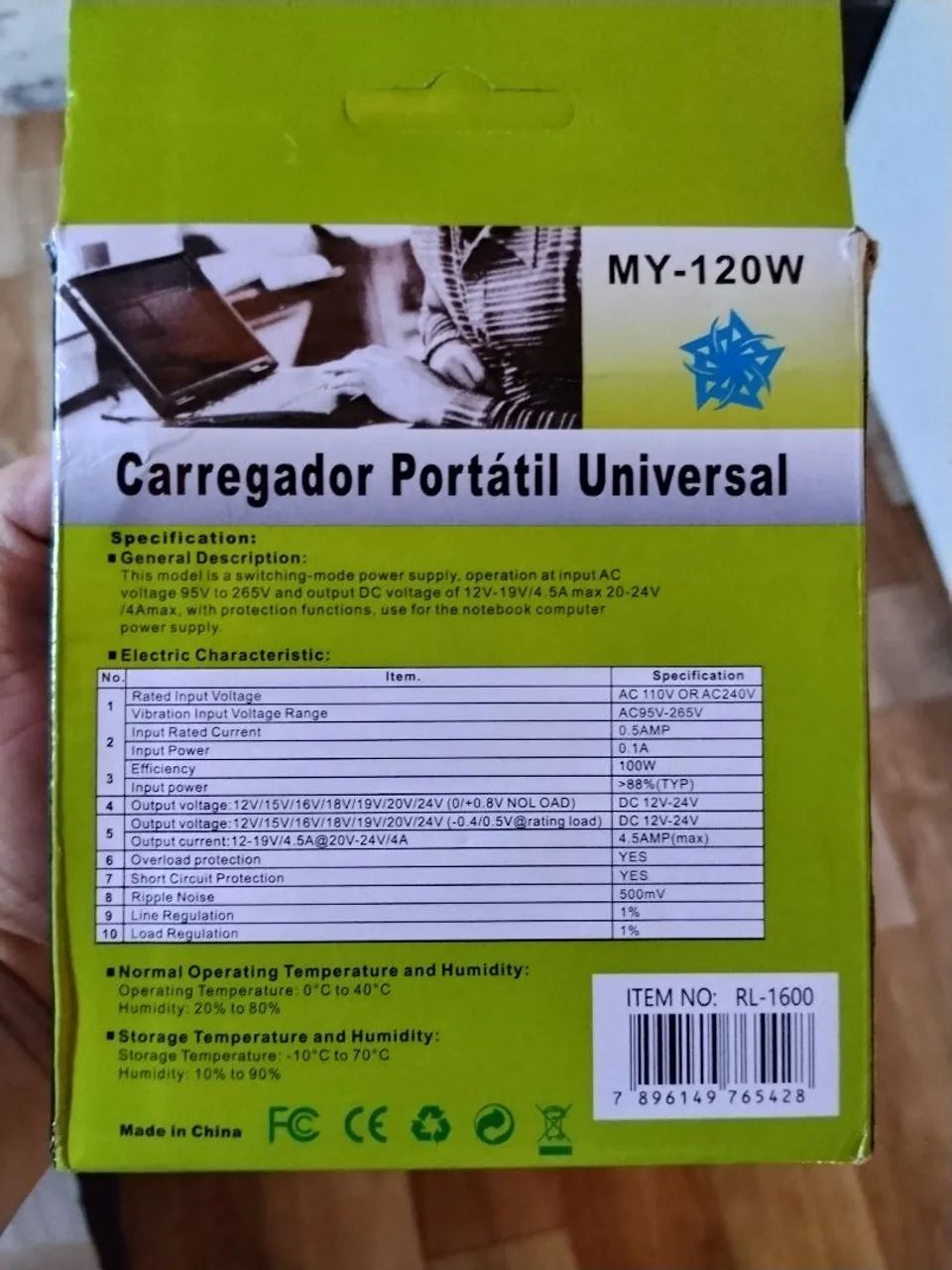 Carregador de notebook universal - Foto 3