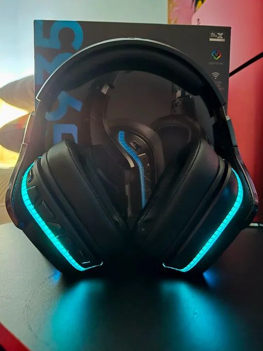 Headset Sem Fio Logitech G935 com NF e Garantia na Caixa - Foto 3