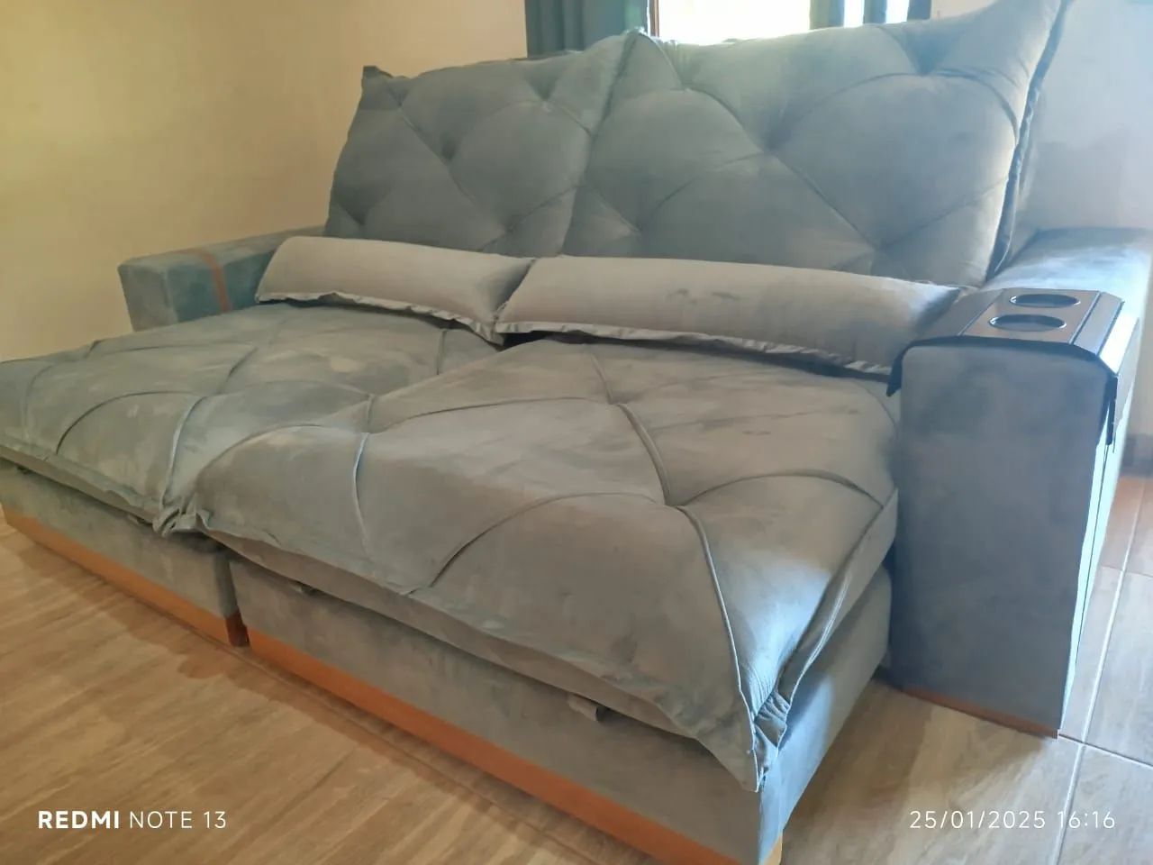 Sofá Retrátil de luxo 2,50 - Conforto e Estilo - Foto 3