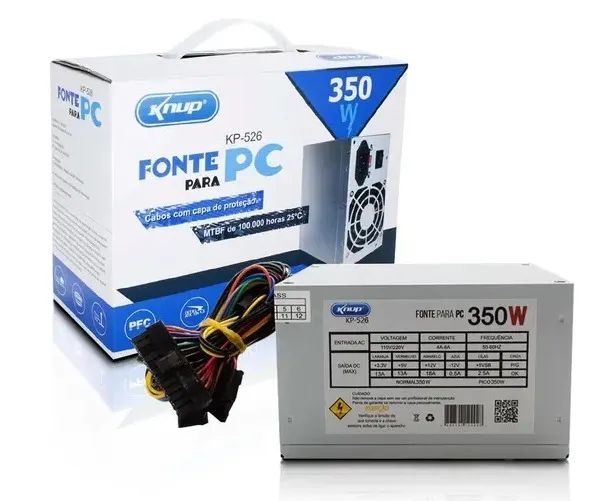 fonte atx 350w 400w 600w 