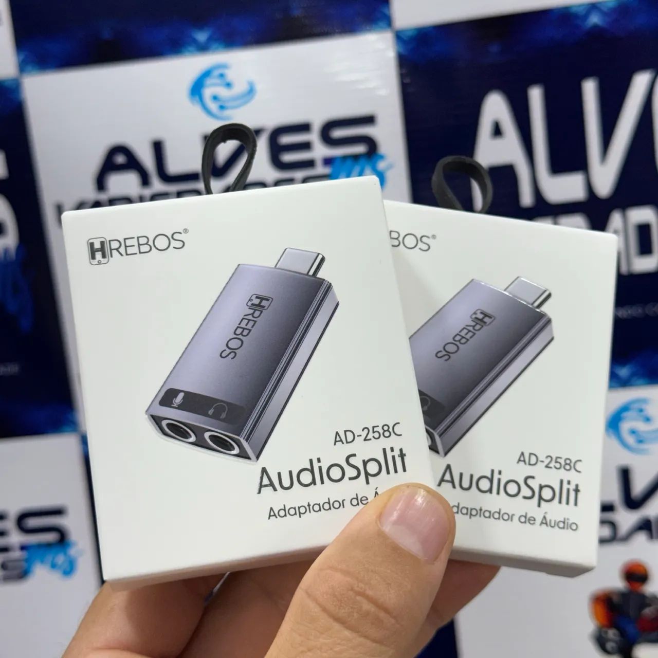 Adaptador de áudio tipo c para fone de ouvido e microfone 