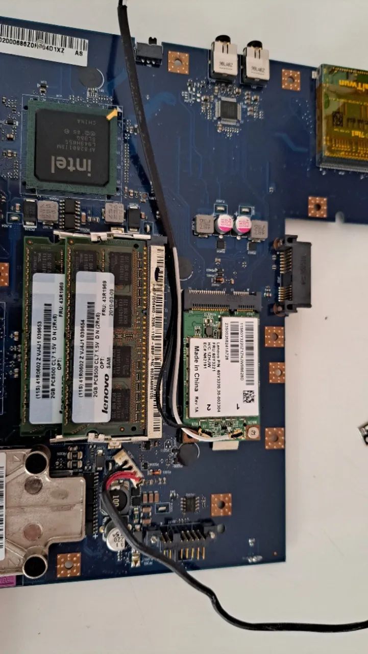 Placa Mãe mais acessórios conforme imagens Lenovo G550 (G550 Série) - Foto 5